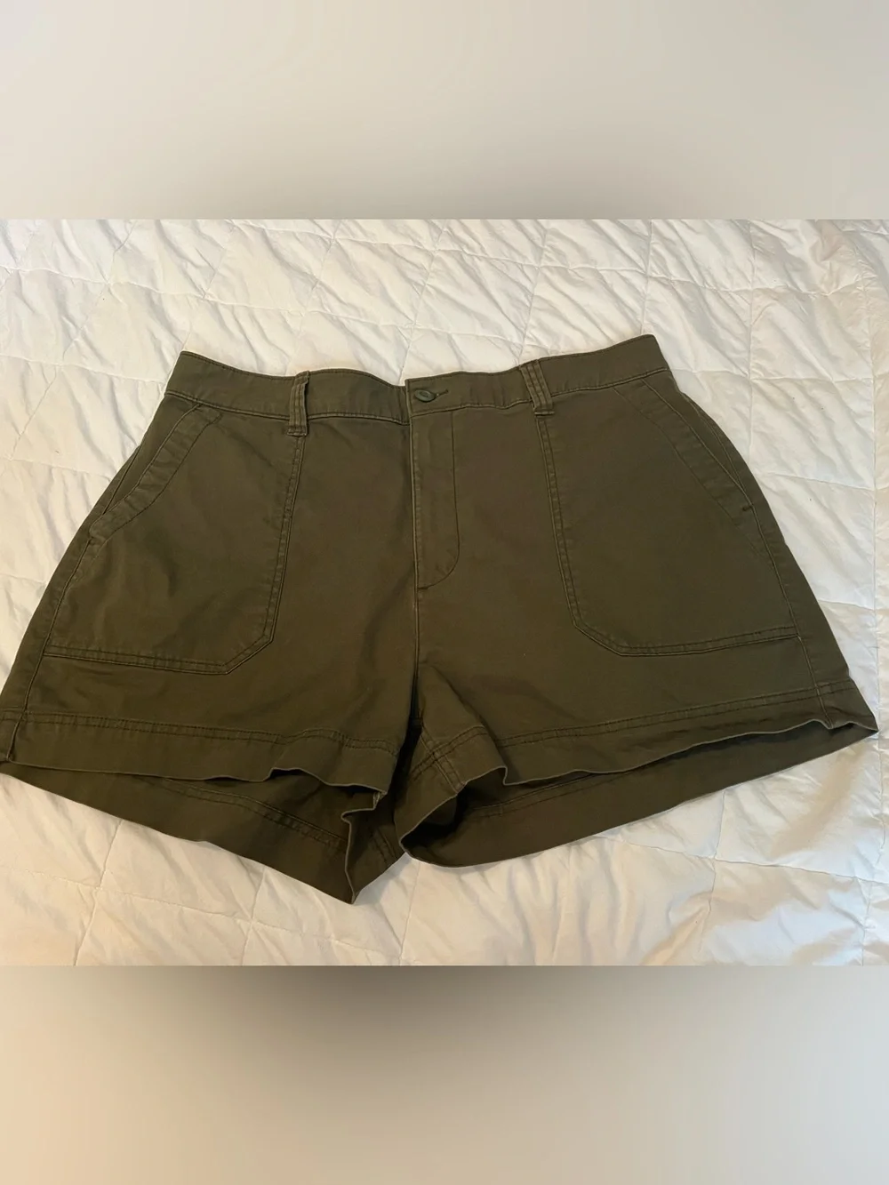 Old Navy Olive Green High Rise OG Chinos - Picture 1 of 8